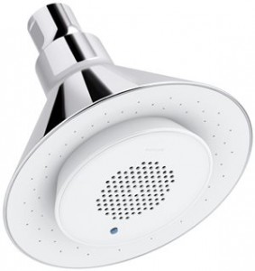 KOHLER K-9245-CP 2.5 GPM Moxie Showerhead and Wireless Speake