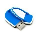 Flipflop USB 2.0 Flash Drive 2GB (Blue)