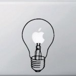 Light Bulb Macbook Decal