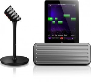 Philips StarMaker Wireless Bluetooth Portable Speaker & Wireless Karaoke Mic for iPad