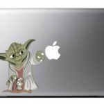 Yoda Apple Decals for Macbook