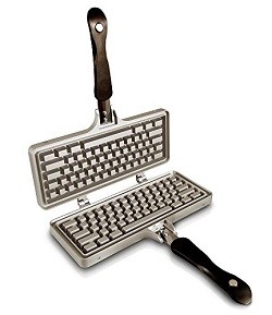 The Keyboard Waffle Iron