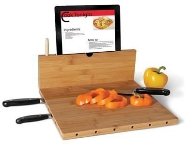 kitchen gadgets devices iPad Recipe Cutting Board