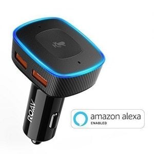 Roav VIVA, by Anker, Alexa-Enabled 2-Port USB Car Charger for In-Car Navigation, Hands-Free Calling and Music Streaming