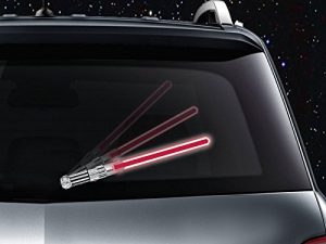 WipeSaber Reflective Saber WiperTags for Rear Wipers (DarkForce Red)