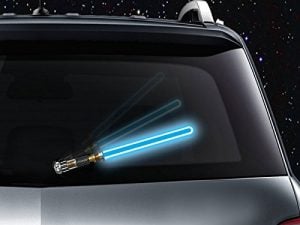 WipeSabers Reflective Saber WiperTags for Rear Wipers (SKYFORCE BLUE)