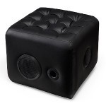 Ottoman with Built-In Bluetooth Speakers