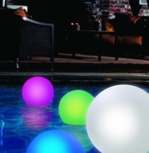 Floating Globe with Color Changing LED Lights