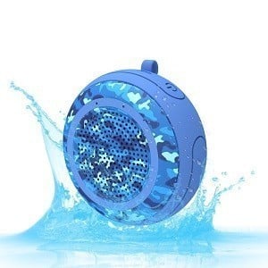 Portable Bluetooth Pool Speaker,Hot Tub Speaker with Colorful Lights,IPX7 Waterproof Floating Speaker,360 Surround Stereo Sound,Hands-free Wireless