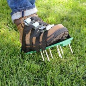 Garden Gadgets and Tools Heavy Duty Spiked Aerator Sandals for Aerating Your Lawn or Yard