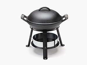 Barebones Cast Iron Grill, All In One Open Fire Cooking