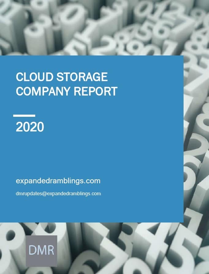 Cloud Storage Company Report 2020 Cover