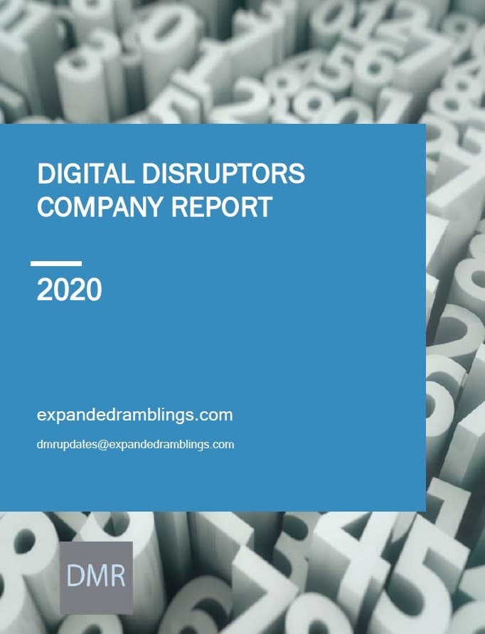 Digital Disruptors Company Report 2020 Cover