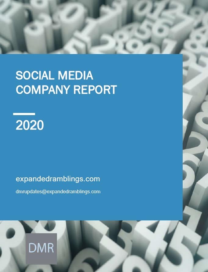 Social Media Company Report 2020 Cover